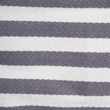 Load image into Gallery viewer, Top rated dii fabric round room nurseries closets everyday storage needs asst set of 3 gray stripe laundry bin assorted sizes