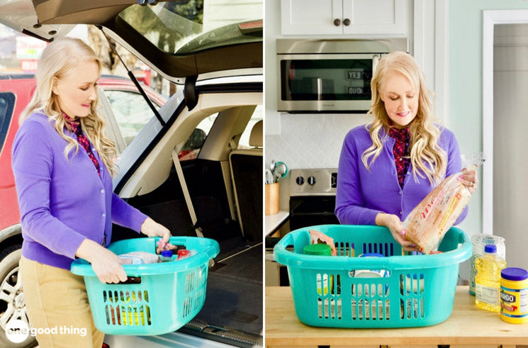 Why Are People Taking Laundry Baskets To The Grocery Store?