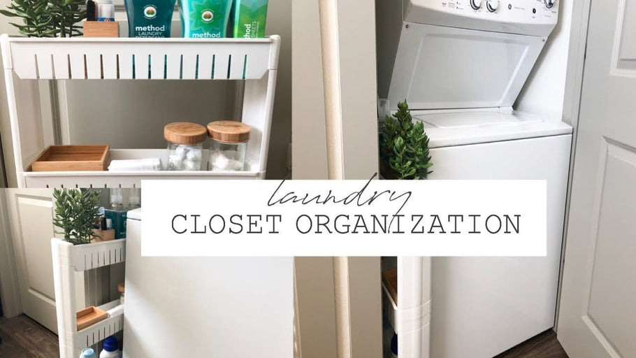 In this video I share with you my newly refreshed laundry closet