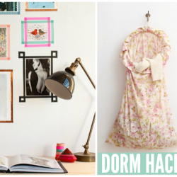 When you’re outfitting your dorm, you have to get creative