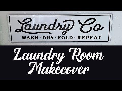 ORGANIZE WITH ME | Laundry Room Makeover | Laundry Closet Organization