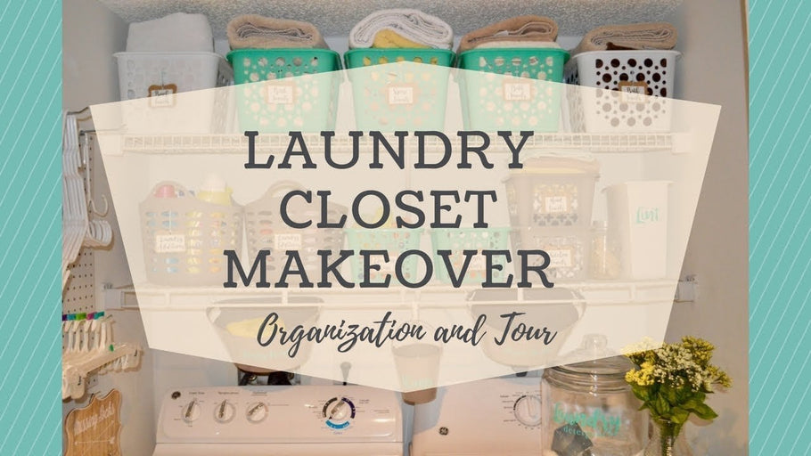 Hey everyone! After living in our apartment for many years, we finally made over our Laundry Closet! I have no idea why it took us this long