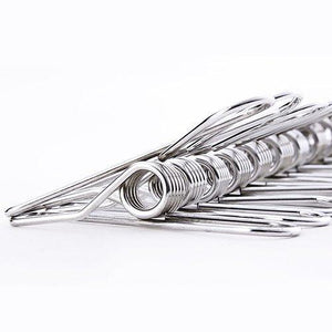 Great 10 pack 3inch jumbo heavy duty stainless steel wire clips for drying on clothesline clothespins for home laundry office