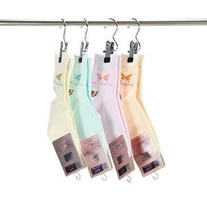 Buy now 16 pcs laundry hook boot hanging hold clips portable hanging hooks home travel hangers clothing clothes pins