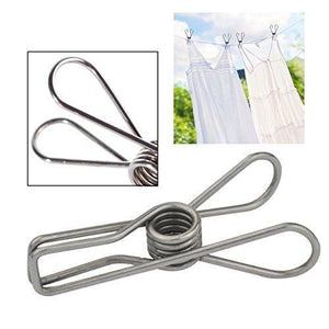 Order now pingovox stainless steel clothes pins utility clips hooks clothespin clothesline clip for outdoor indoor drying home laundry office cord clothespins kitchen tools fastener socks scarfs