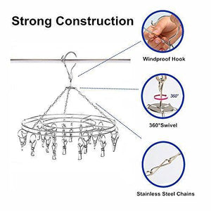 Featured amagoing hanging drying rack laundry drip hanger with 20 clips and 10 replacement for drying socks baby clothes bras towel underwear hat scarf pants gloves
