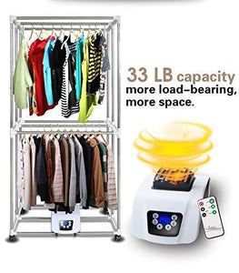 Results manatee clothes dryer portable drying rack for laundry 1200w 33 lb capacity energy saving anion folding dryer quick dry efficient mode digital automatic timer with remote control