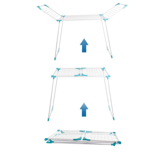 Try drynatural clothes drying rack foldable compact metal laundry drying rack featured extra large size rustproof 67 32 x 21 05 x 44 5