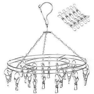 Discover the best amagoing hanging drying rack laundry drip hanger with 20 clips and 10 replacement for drying socks baby clothes bras towel underwear hat scarf pants gloves