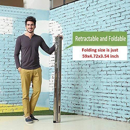 The best exilot heavy duty stainless steel laundry drying rack for indoor outdoor foldable easy storage clothes drying rack free of installation adjustable garment rack