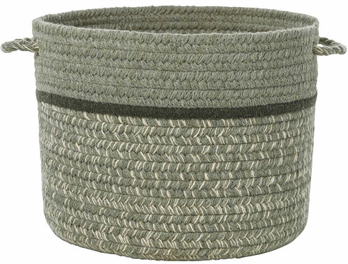 Great super area rugs wool made soft storage basket handles braided decorative bin organizer toys laundry 30 d x 30 w x 30 h mistletoe