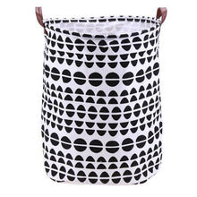 Load image into Gallery viewer, Folding Laundry Basket Cartoon Storage Barrel Standing