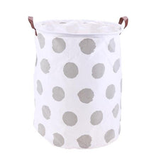 Load image into Gallery viewer, Folding Laundry Basket Cartoon Storage Barrel Standing